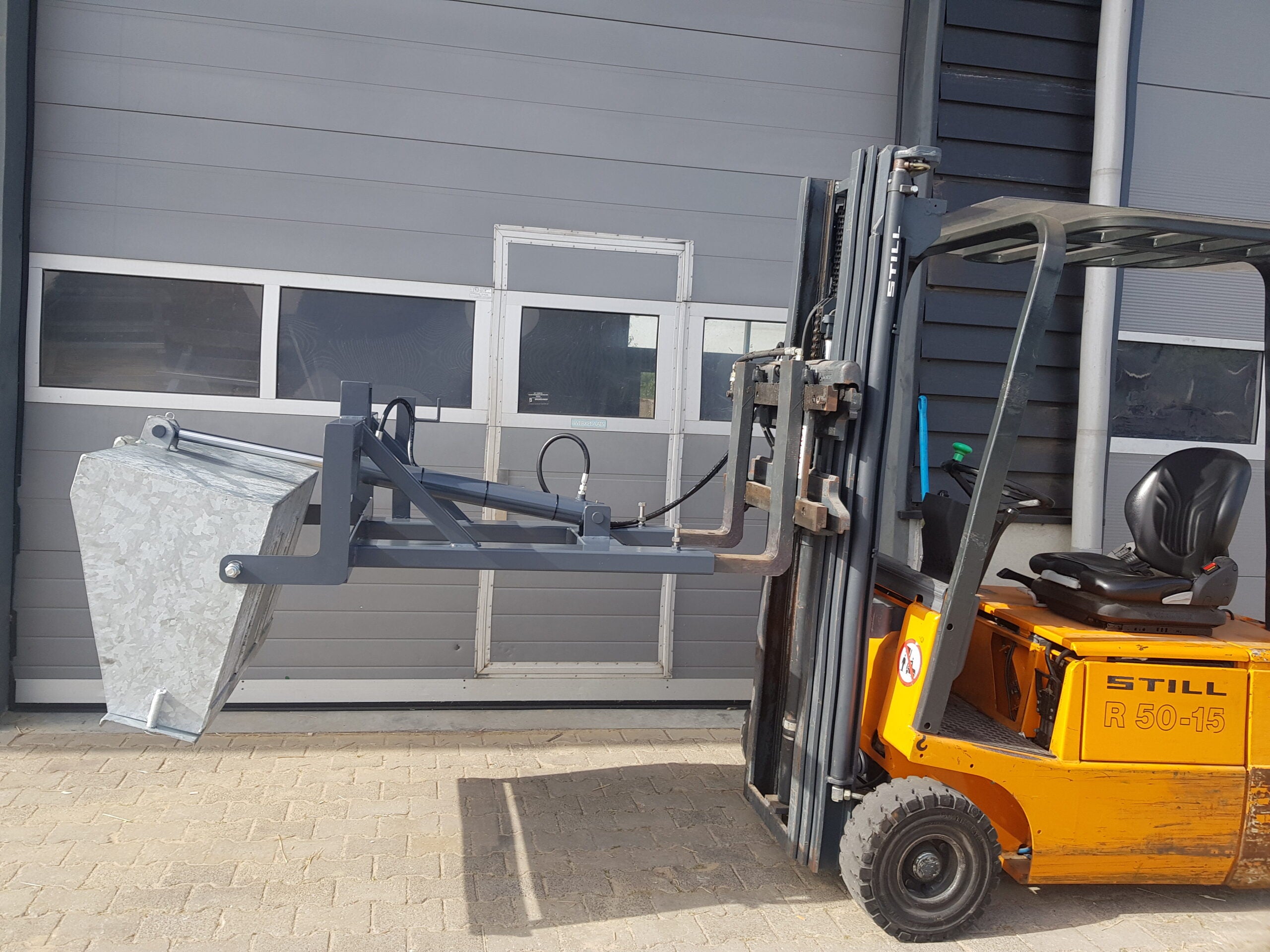 Schepbak heftruck hydraulisch