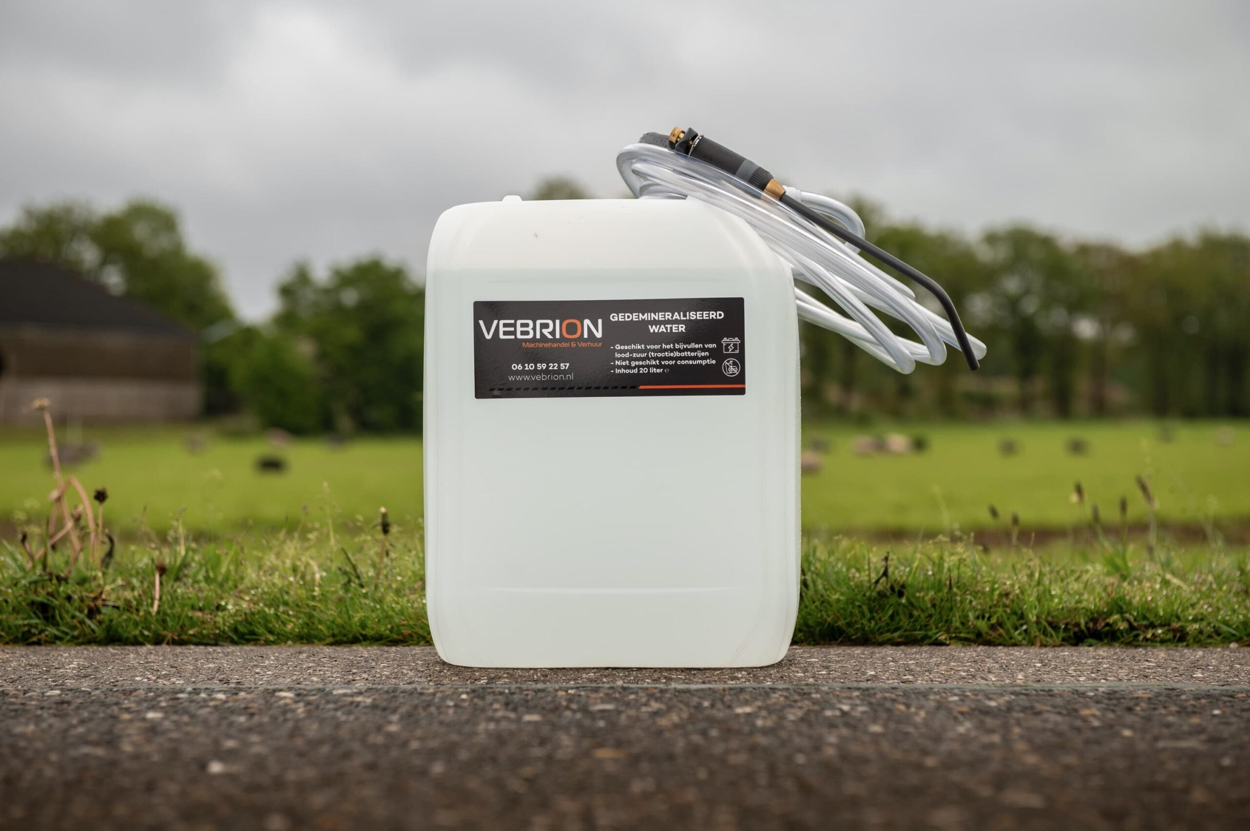 Waterreservoir 20L voor het handmatig bijvullen van accuwater