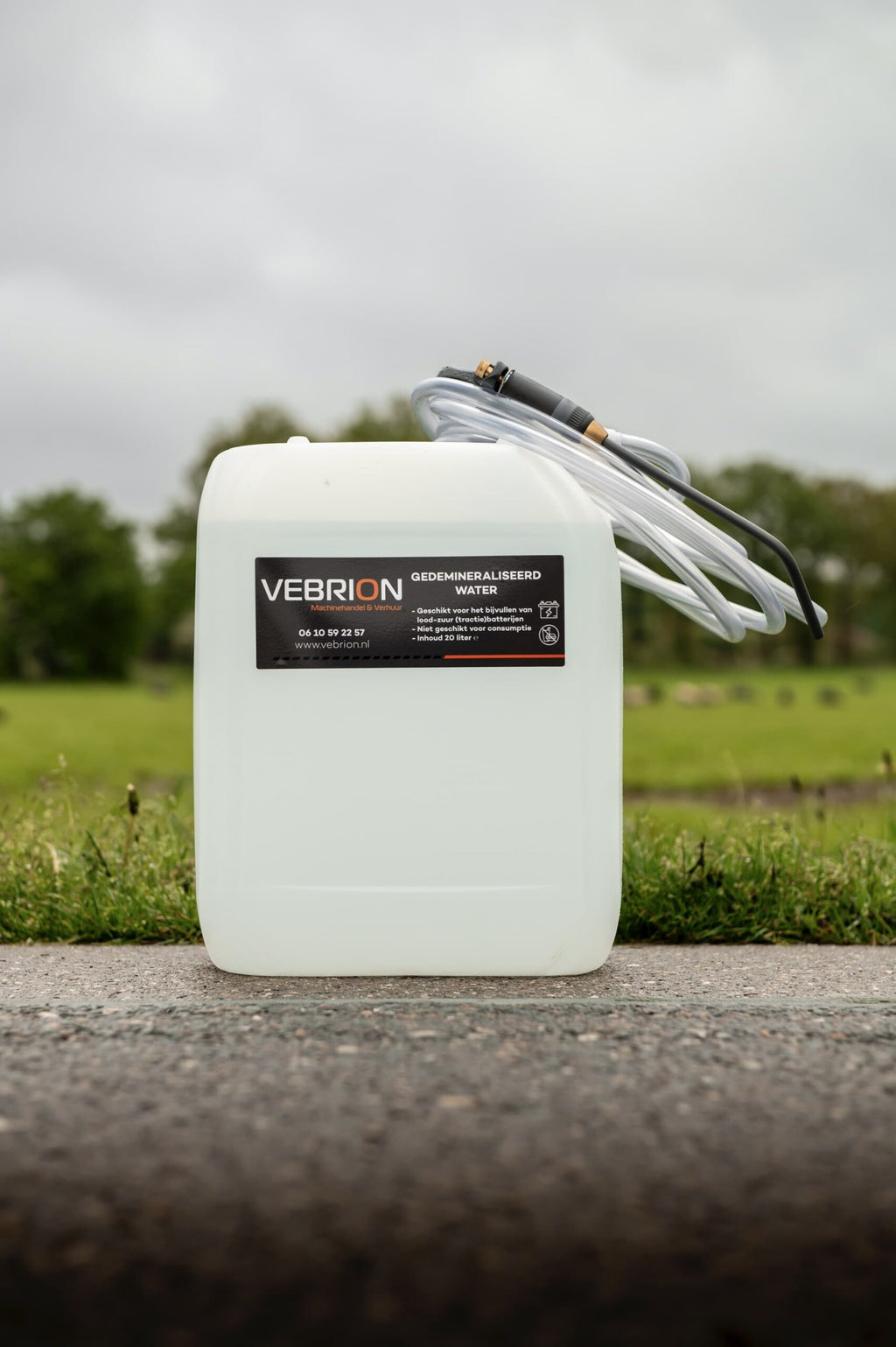 Waterreservoir 20L voor het handmatig bijvullen van accuwater