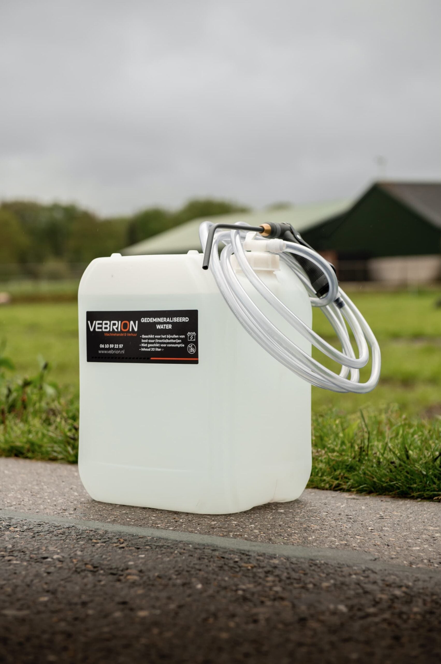 Waterreservoir 20L voor het handmatig bijvullen van accuwater