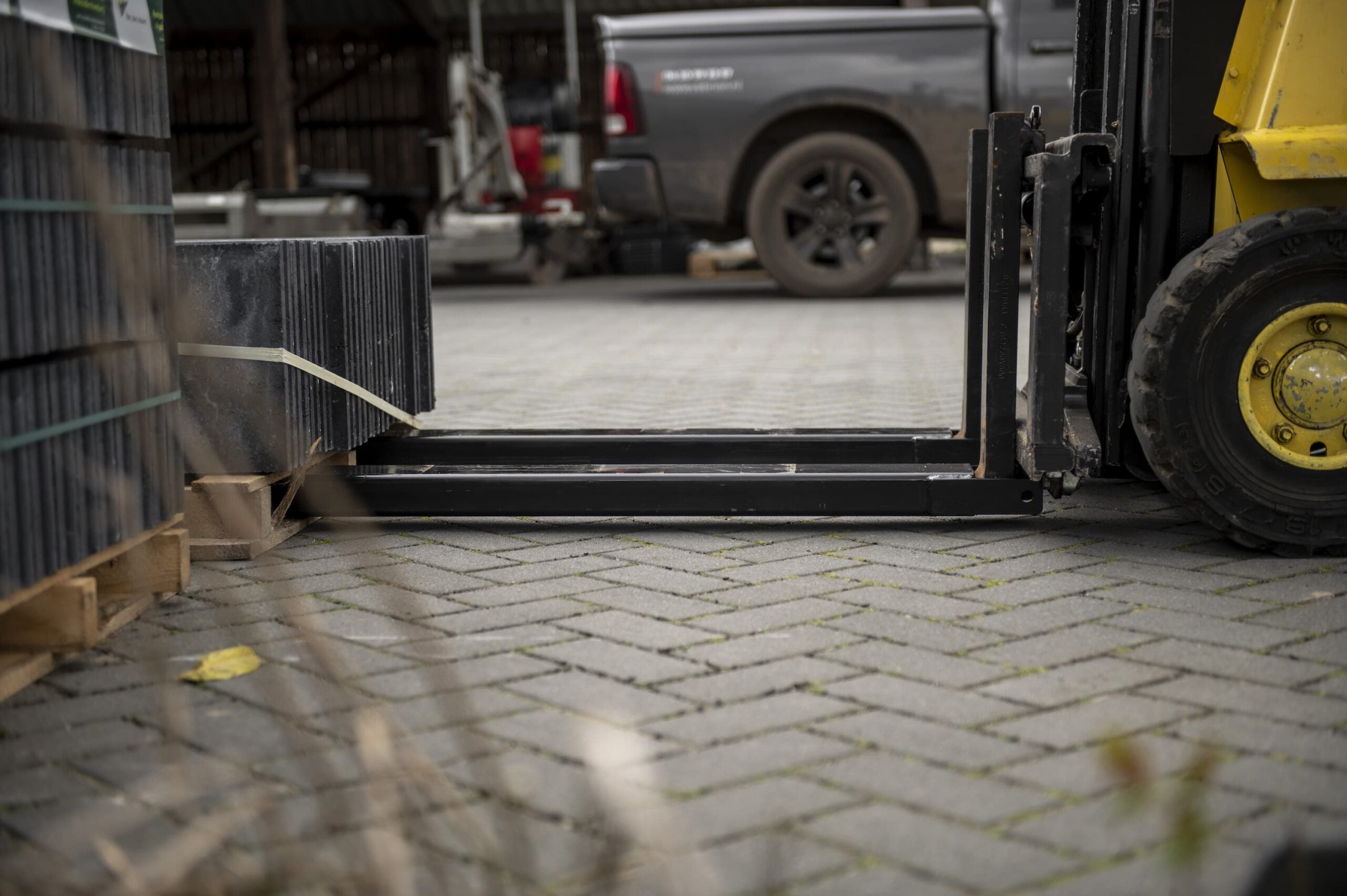 Verlenglepels vorkheftruck