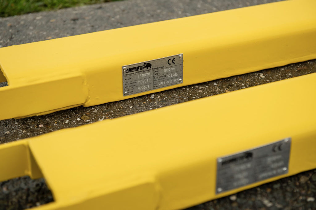 Verlenglepels vorkheftruck