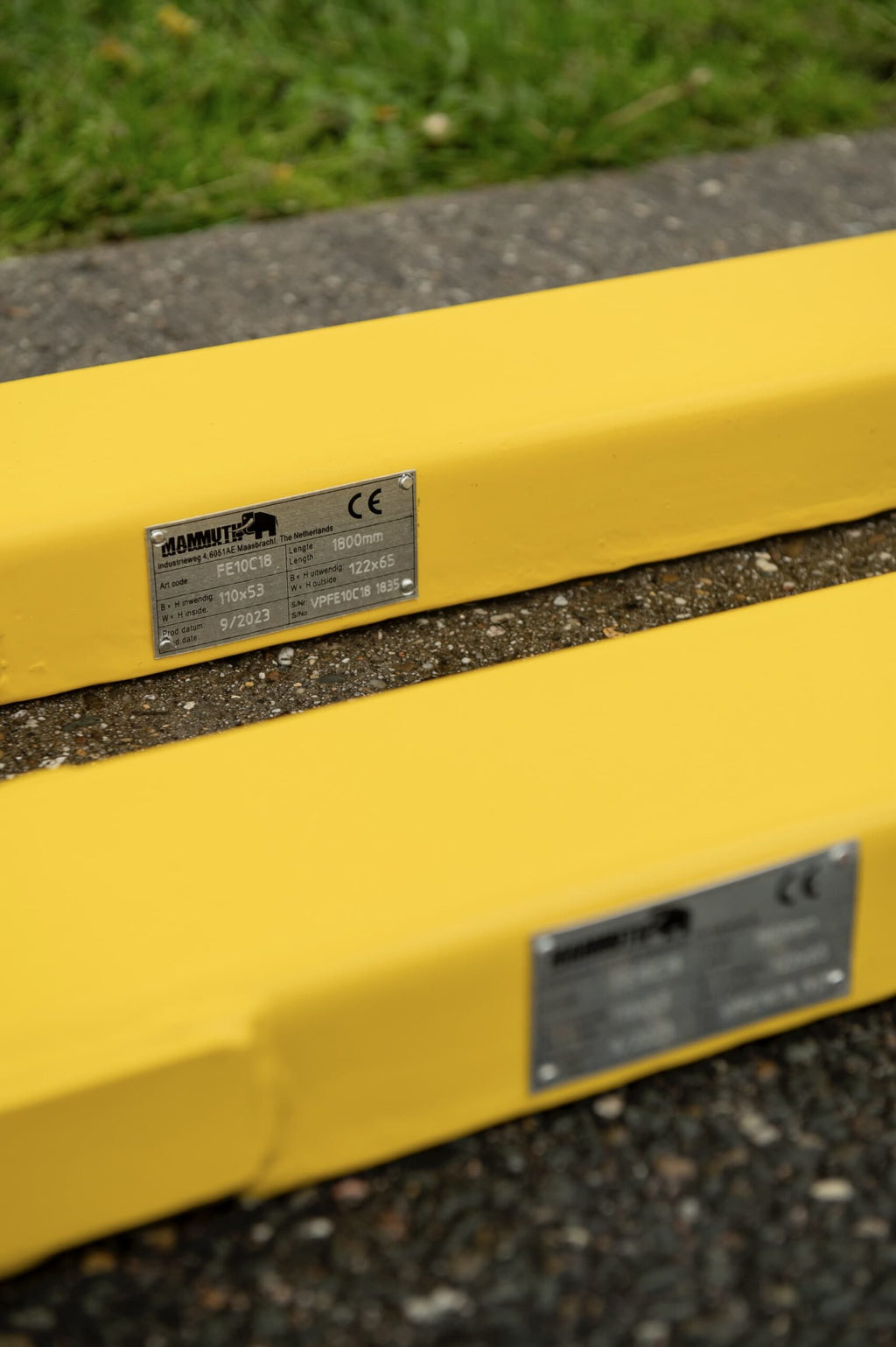 Verlenglepels vorkheftruck