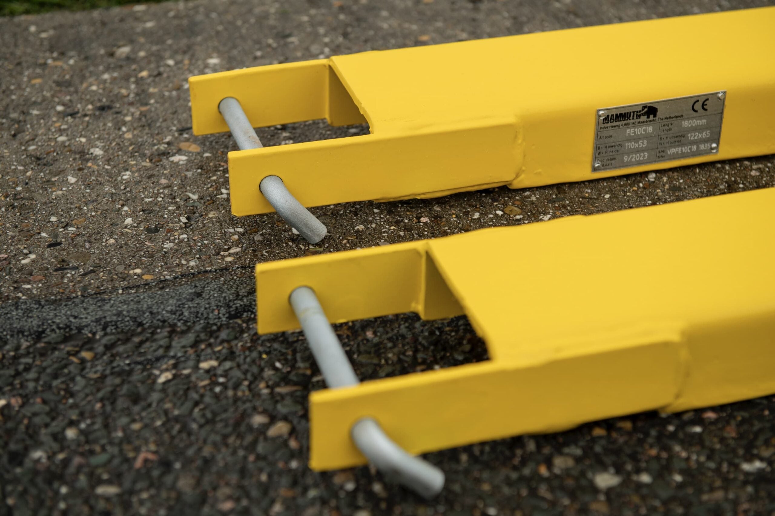 Verlenglepels vorkheftruck