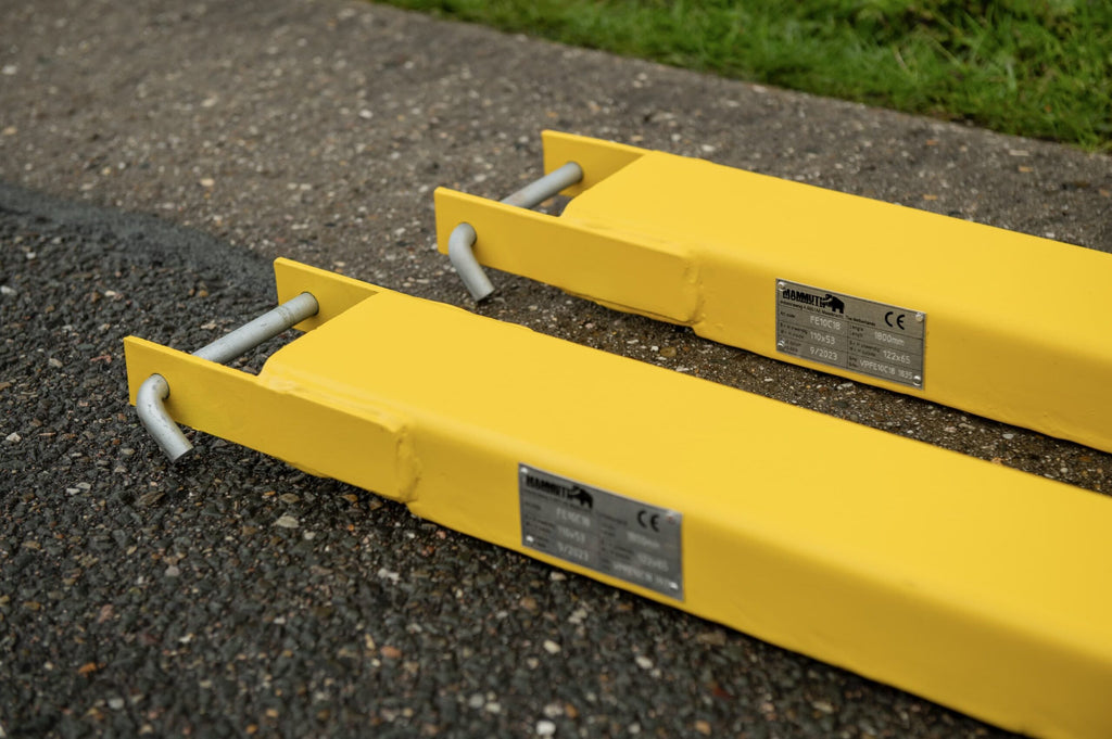 Verlenglepels vorkheftruck