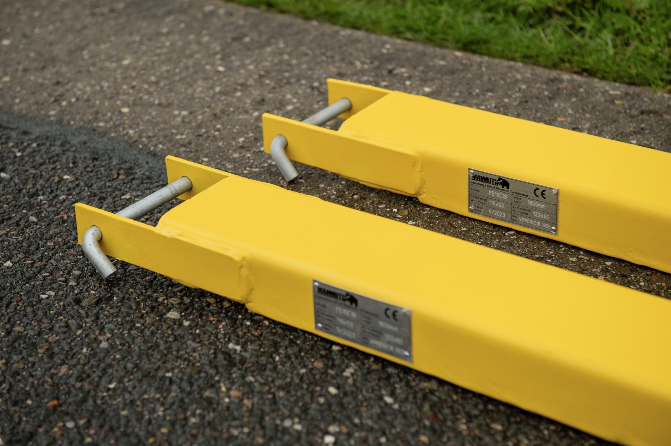 Verlenglepels vorkheftruck